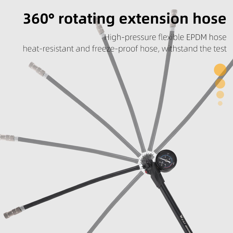 West Biking 300PSI Air Pump - Alter Ego Bikes