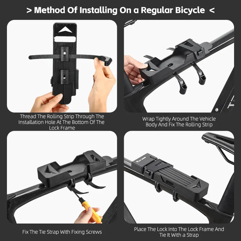 West Biking Folding Bike Lock (ART Certified) - Alter Ego Bikes