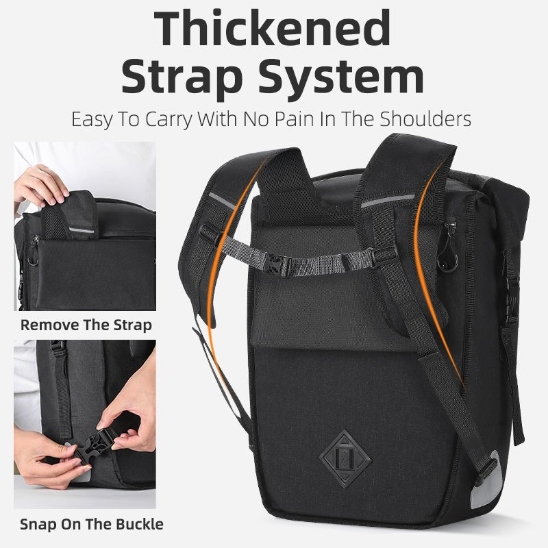 West Biking Pannier Backpack - Alter Ego Bikes