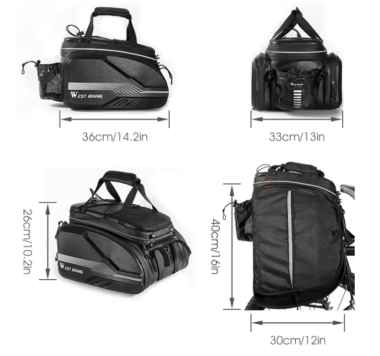 West Biking Trunk Bag - Alter Ego Bikes