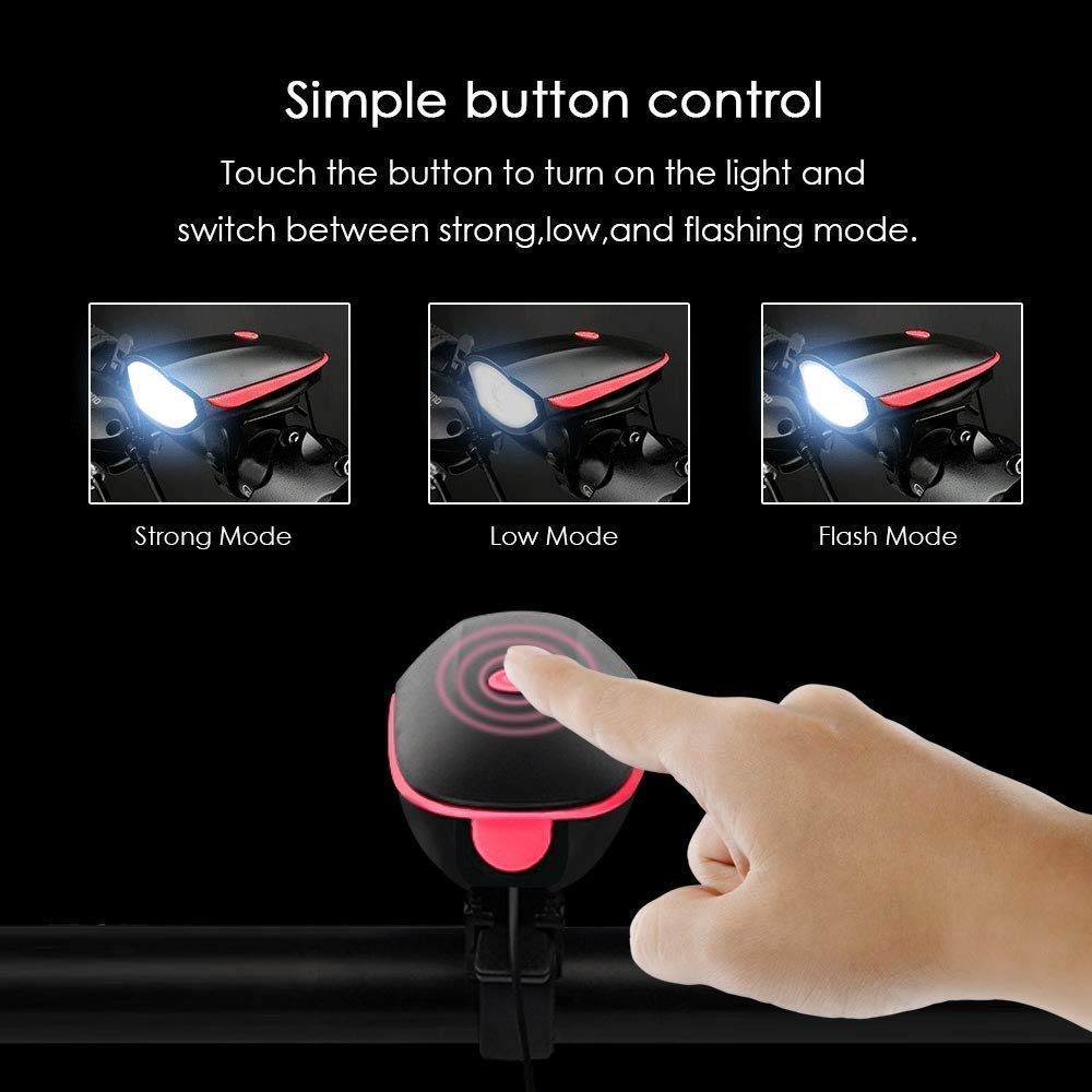 XPG LED Handlebar Headlight + HORN - Alter Ego Bikes