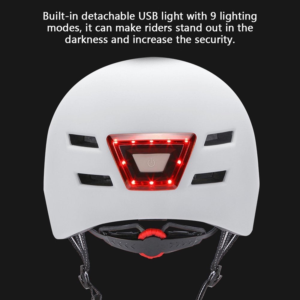 Kuyou Helmet with LED Lights - Alter Ego Bikes