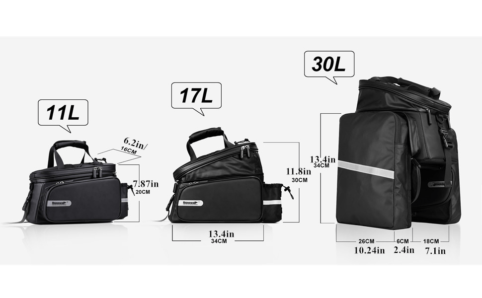 Rhinowalk Trunk Bag - Alter Ego Bikes